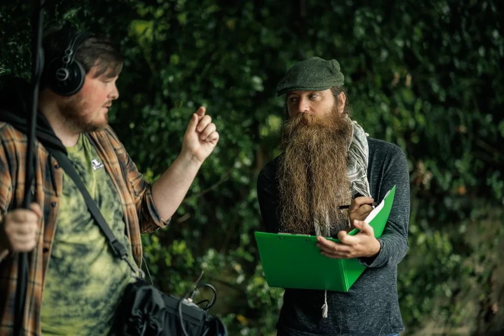 BTS Photography | Perdu | Unit Stills Photographer Daniel Geesen | Sound Recordist Mark Monks and Director John McNally