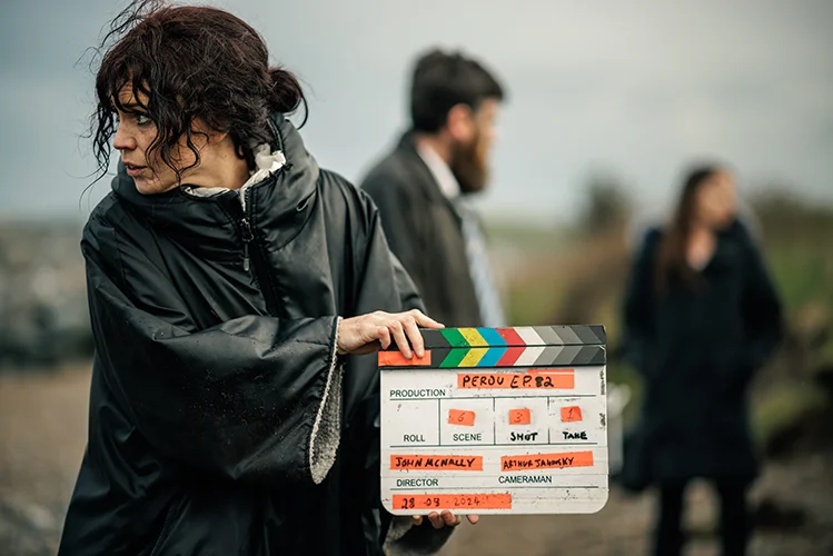 BTS from the set of Perdu