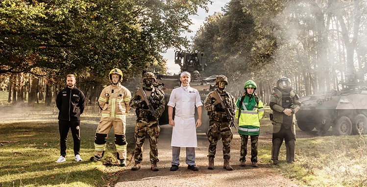 Key Art Unit Still from commercial for the Irish Defense Forces