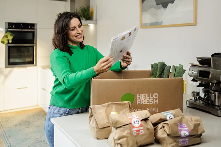Unit Still of Lucy Kennedy for Hello Fresh