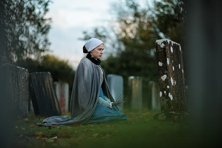 Unit Still of Finnuala Gillen as "Lydia Cantor" on the set of The Light Within