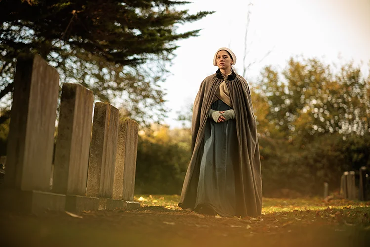 Unit Still of Finnuala Gillen as "Lydia Cantor" on the set of The Light Within